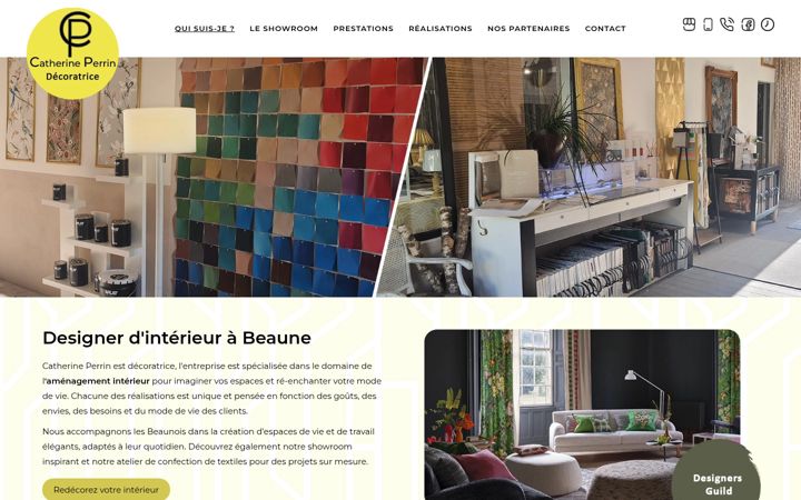 Screenshot of catherine-perrin.com