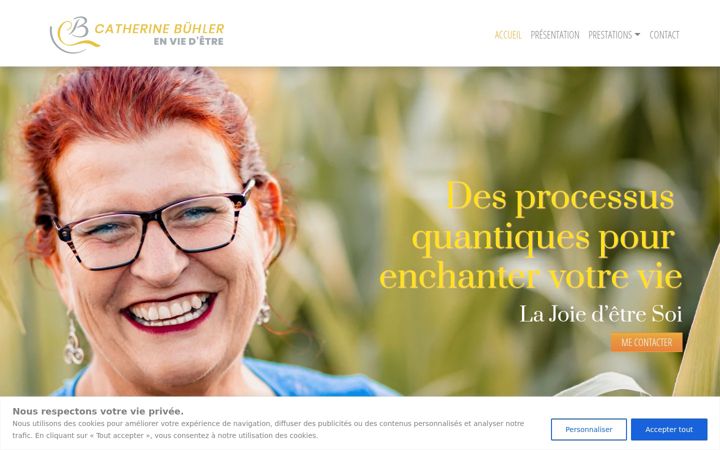 Screenshot of catherinebuhler.com