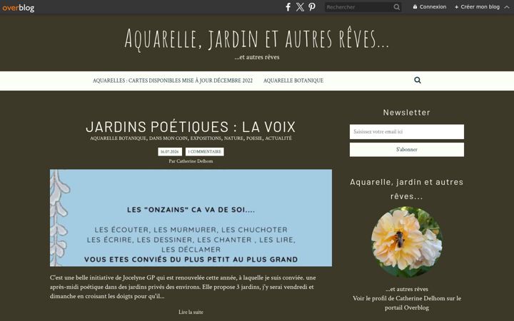 Screenshot of catherinedelhom.com