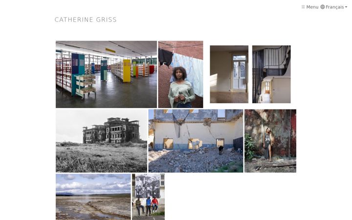 Screenshot of catherinegriss.fr