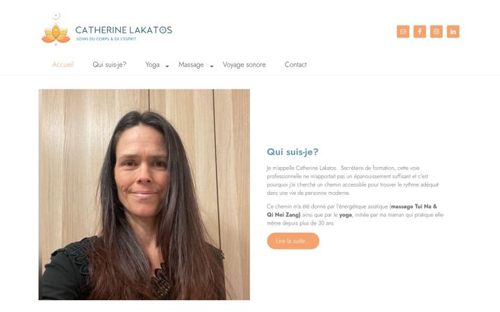 Screenshot of catherinelakatos.com