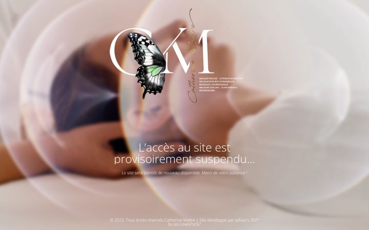 Screenshot του catherinemaitre.fr