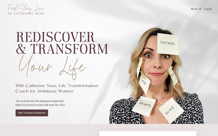 Screenshot of catherinenuss.com