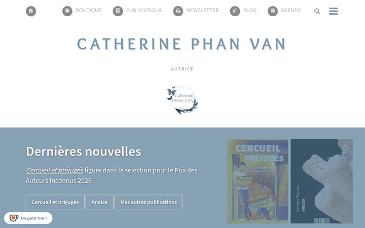 Screenshot του catherinephanvan.fr