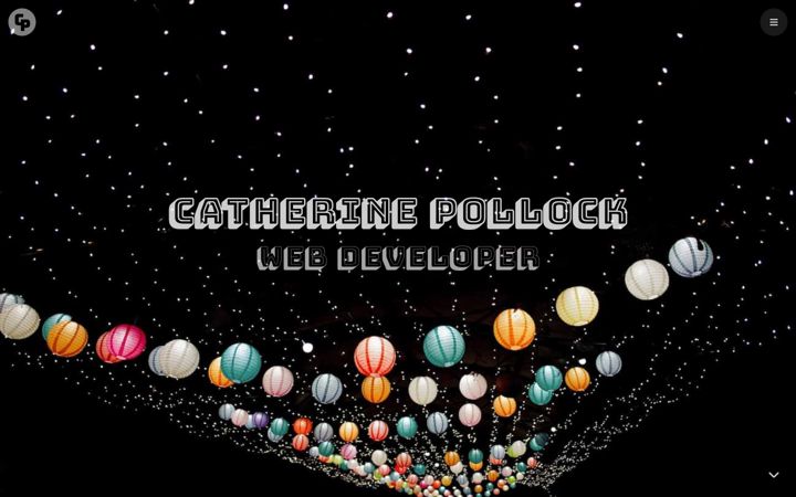 Screenshot of catherinepollock.com