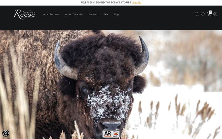 Screenshot of catherinereese.com