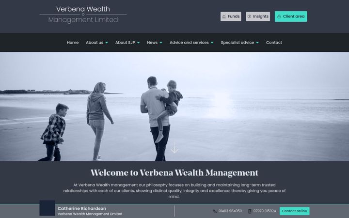 Screenshot of catherinerichardson.co.uk