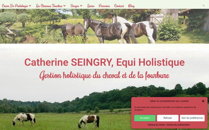 Screenshot του catherineseingry-equiholistique.fr