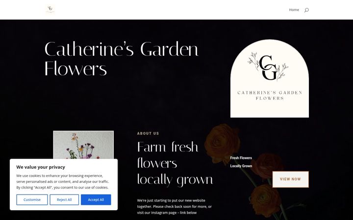 Screenshot of catherinesgarden.ie