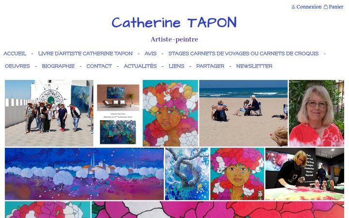 Screenshot of catherinetapon.com