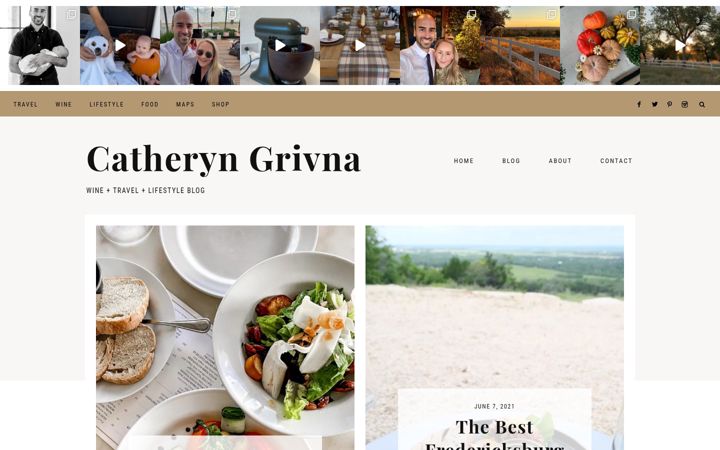 Screenshot of catheryngrivna.com