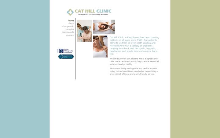 Screenshot of cathillclinic.co.uk