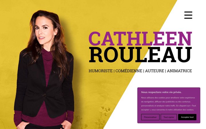 Screenshot of cathleenrouleau.com