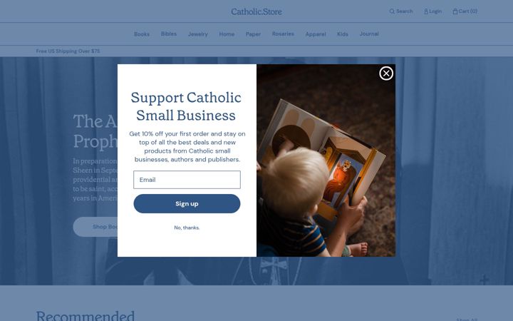 Screenshot of catholic.store