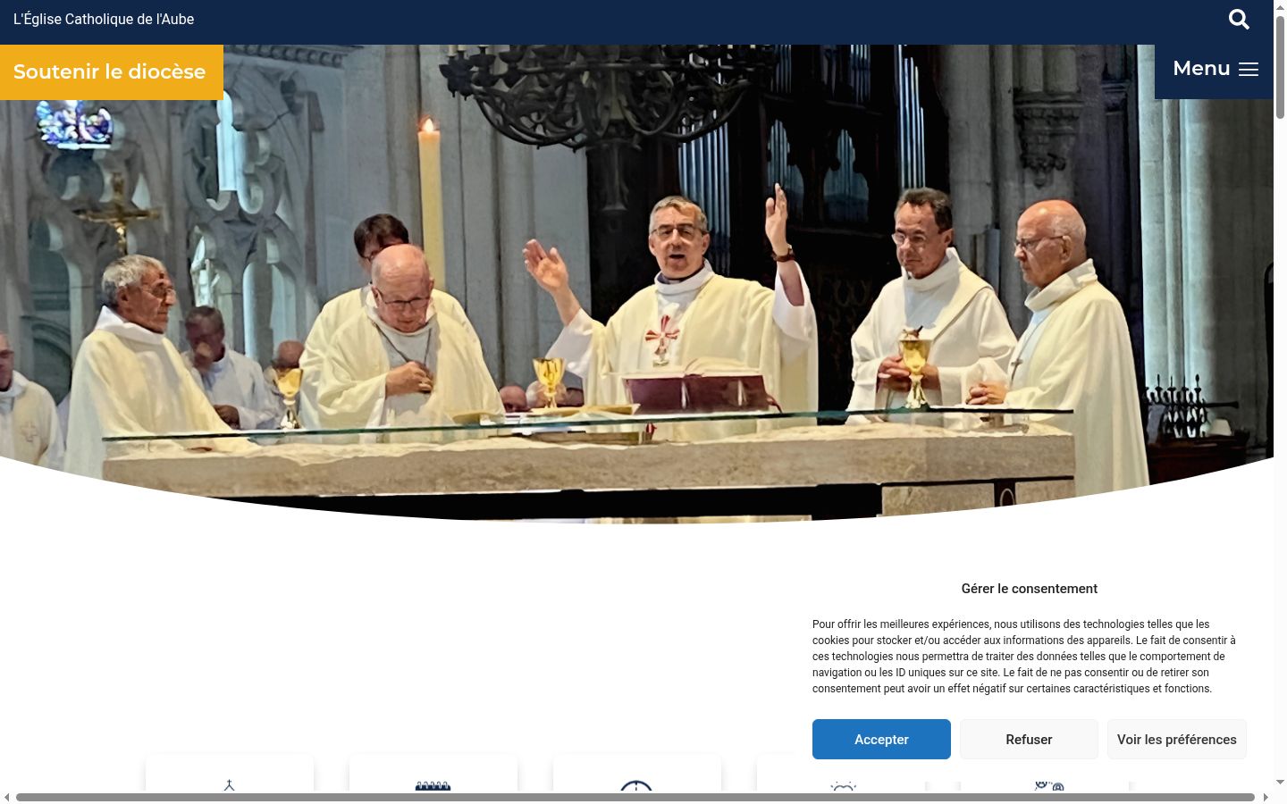 Screenshot tal-banner tal-kunsens muri qabel kwalunkwe interazzjoni
