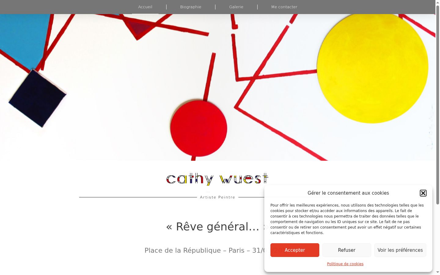 Screenshot tal-banner tal-kunsens muri qabel kwalunkwe interazzjoni