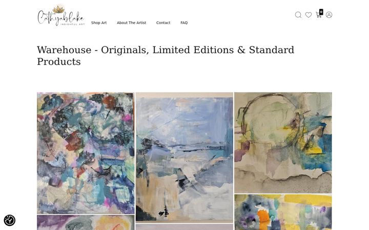 Screenshot of cathyablakeart.com