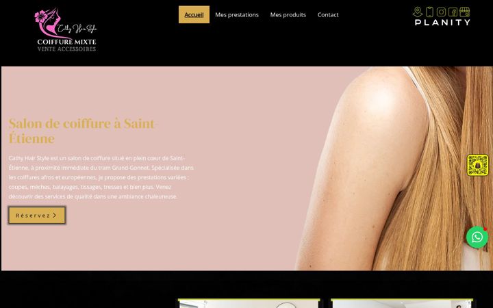 Screenshot of cathyhairstyle-stetienne.fr