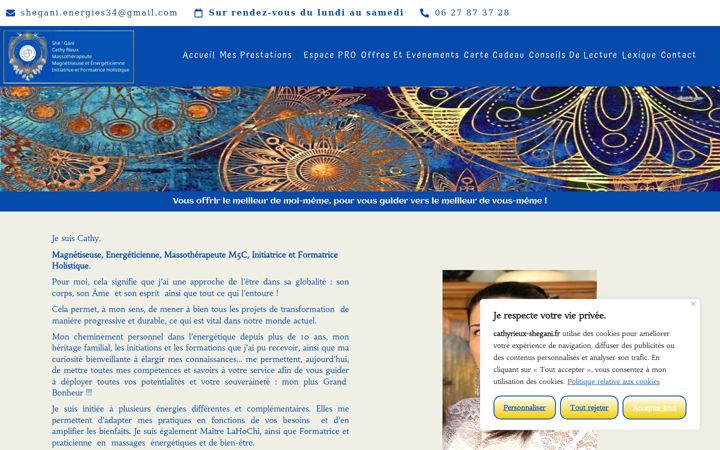 Screenshot of cathyrieux-shegani.fr