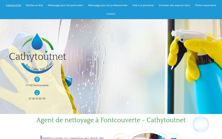 Screenshot of cathytoutnet.fr