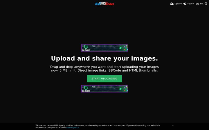 Screenshot of catimages.org