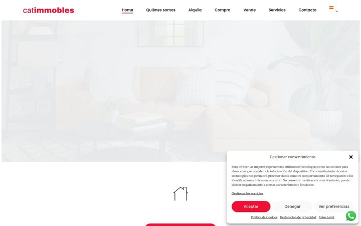 Screenshot of catimmobles.com