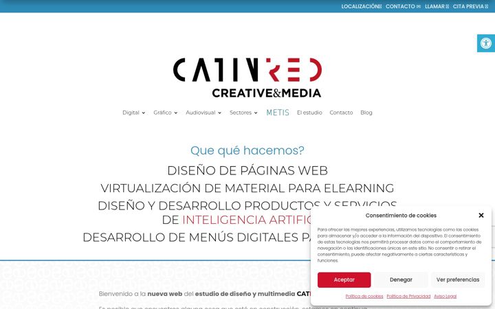 Screenshot of catinred.com