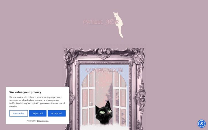 Screenshot of catiquenoir.com