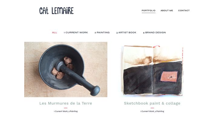 Screenshot of catlemaire.com