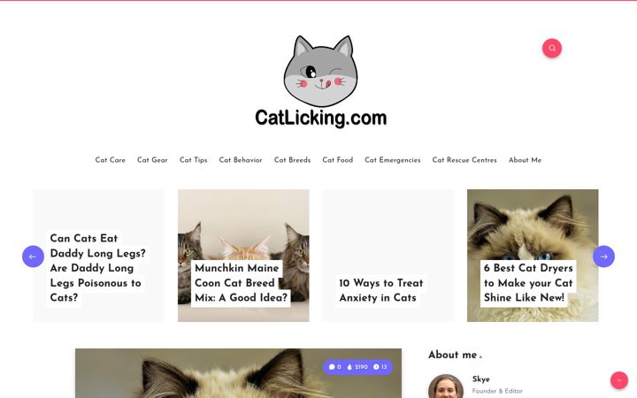 Screenshot of catlicking.com