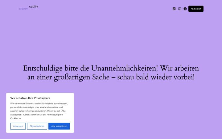 Screenshot di catlify.de