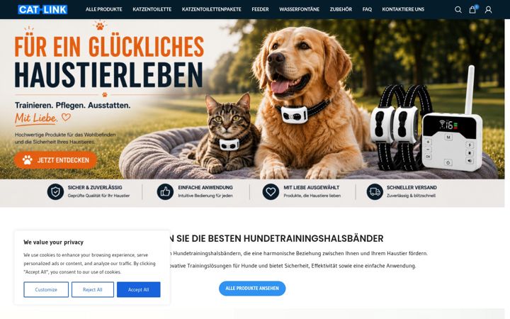Screenshot di catlinkus.de