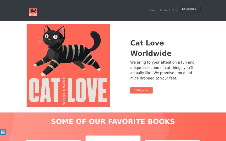 Screenshot of catloveworldwide.com