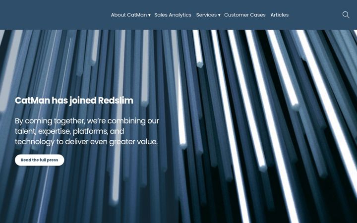 Screenshot of catmansolution.com