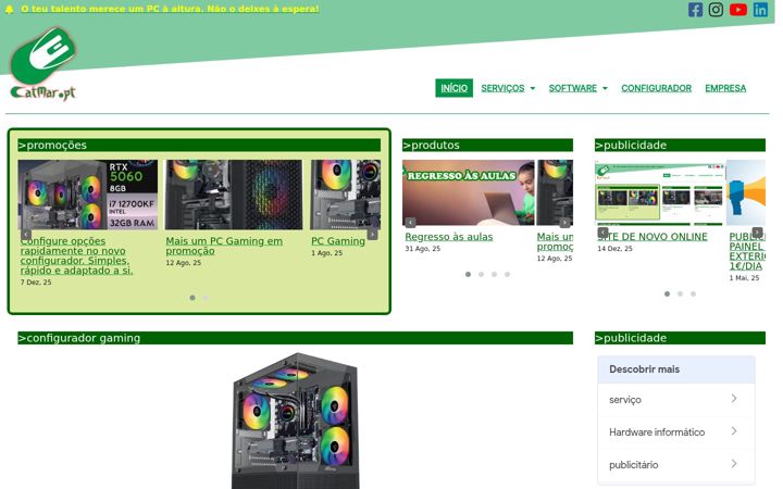 Screenshot of catmar.pt