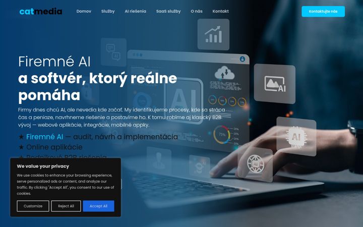Screenshot of catmedia.sk