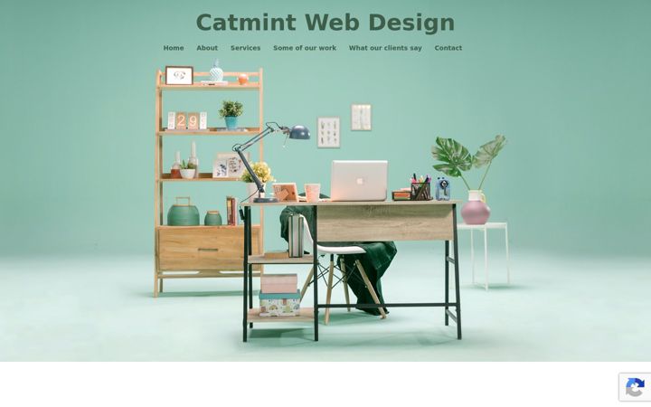 Screenshot of catmintwebdesign.com