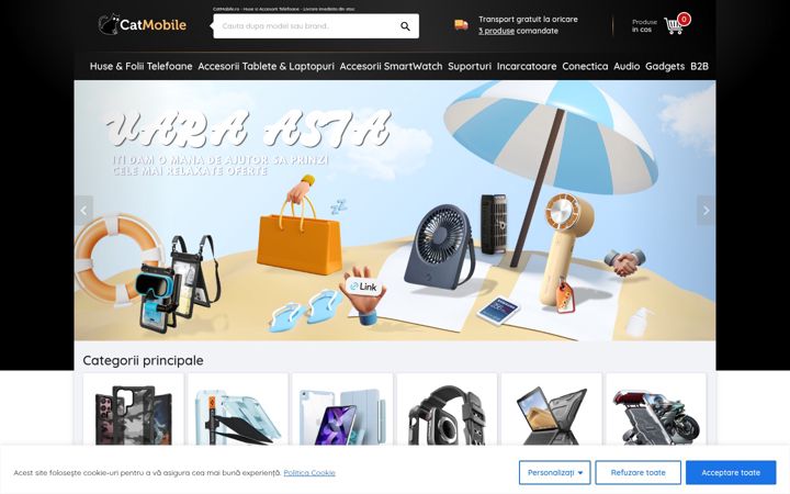 Screenshot of catmobile.ro