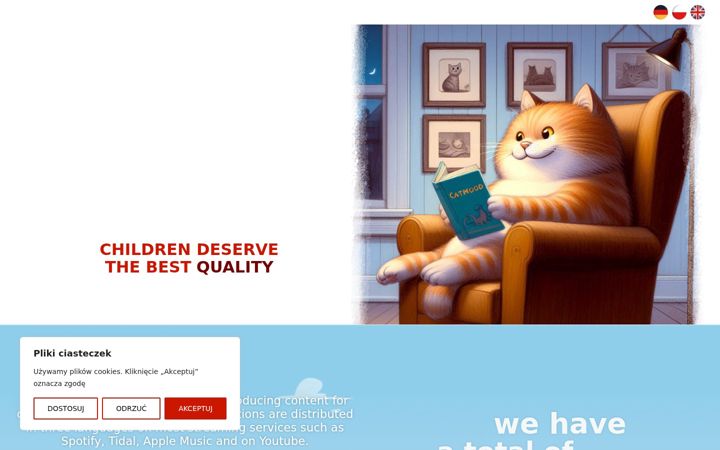 Screenshot of catmood.com