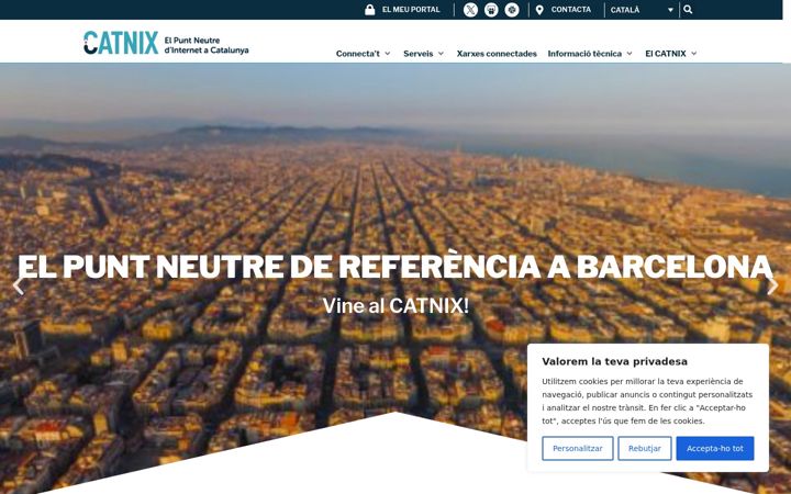 Snímek obrazovky catnix.net