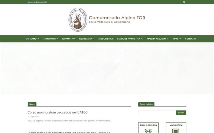 Screenshot of cato3.it
