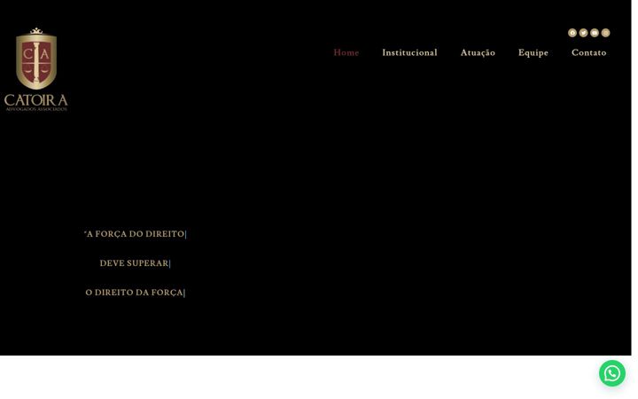 Screenshot stránky catoira.adv.br