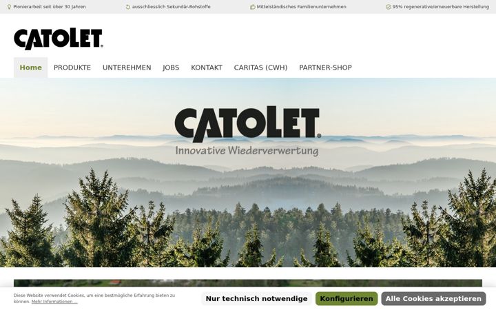 Screenshot of catolet.de