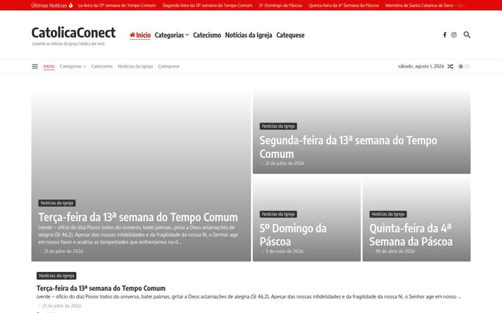 Screenshot of catolicaconect.com.br