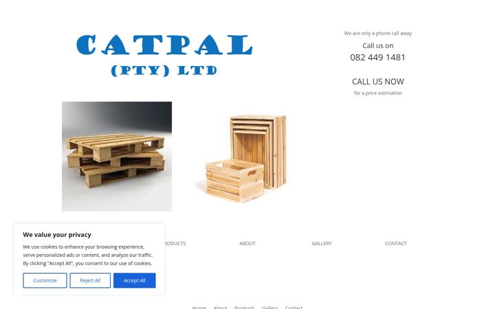 Screenshot von catpal.co.za