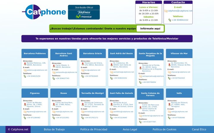 Screenshot of catphone.net