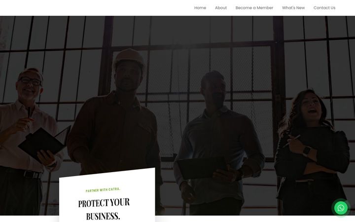 Screenshot von catra.co.za