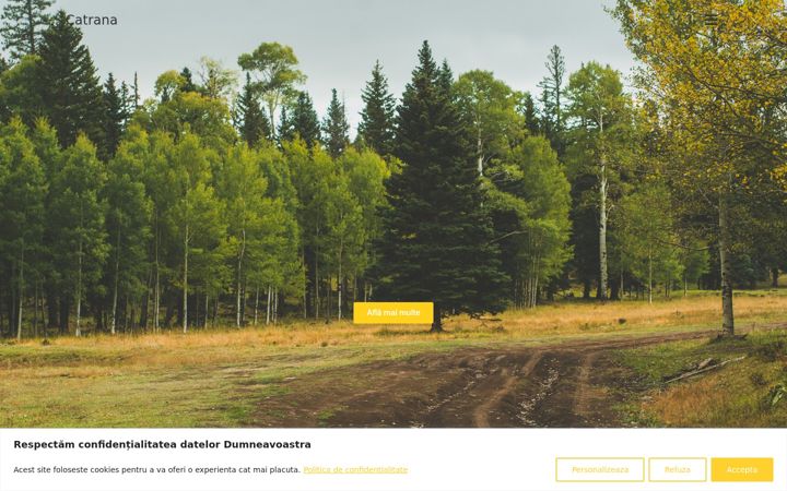 Screenshot of catrana.ro
