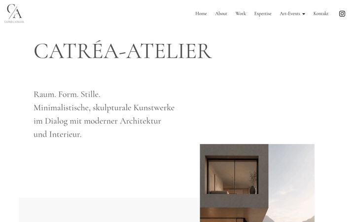 Screenshot of catrea-atelier.de