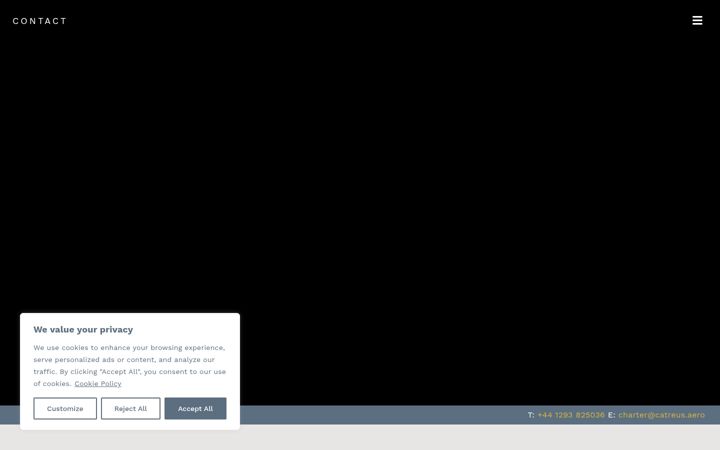 Screenshot of catreus.aero